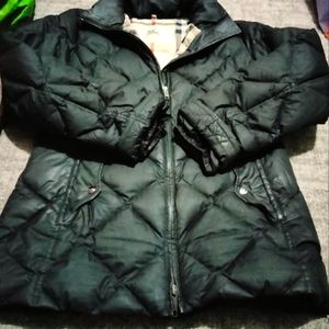 Women's XL Burberry Jacket with Burberry Scarf